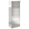 vidaXL Pakiautomaat H&otilde;bedane 44,5 x 29 x 110,5 cm Roostevaba teras