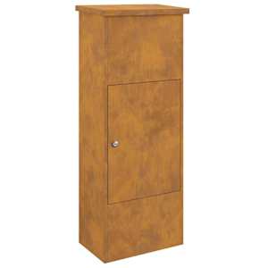 vidaXL Pakiautomaat uksega Rooste 44,5 x 29 x 110,5 cm terase t&uuml;&uuml;p
