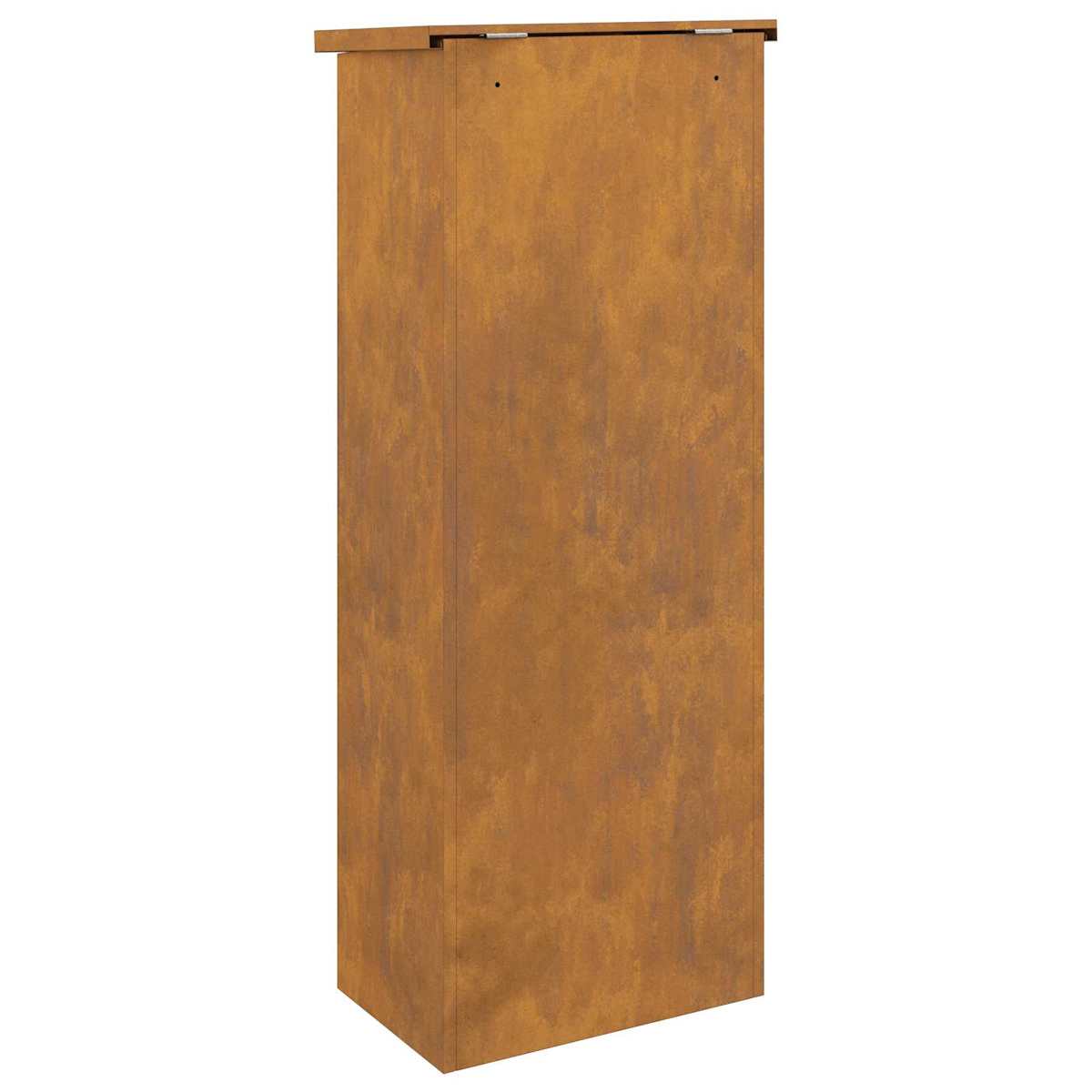 Pakke drop boks med dør Rusten 44,5 x 29 x 110,5 cm Cortenstål - Billede 8