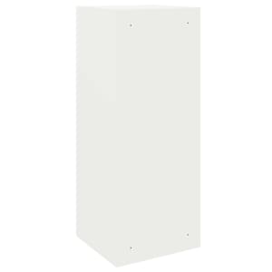 Schránka na balíky s úložištěm Bílá 41 x 38 x 103 cm Ocel - obrázek 7