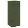 vidaXL Pakiautomaat uksega Oliiviroheline 41 x 38 x 103 cm Teras