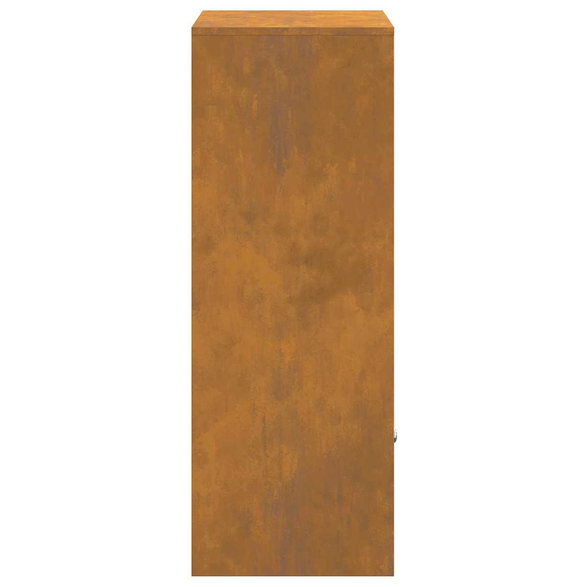 Pakke drop boks med dør Rusten 41 x 38 x 103 cm Cortenstål - Billede 7