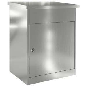 vidaXL Pakiautomaat ladustamisega Must 47,5 x 38 x 59 cm Tsinkteras