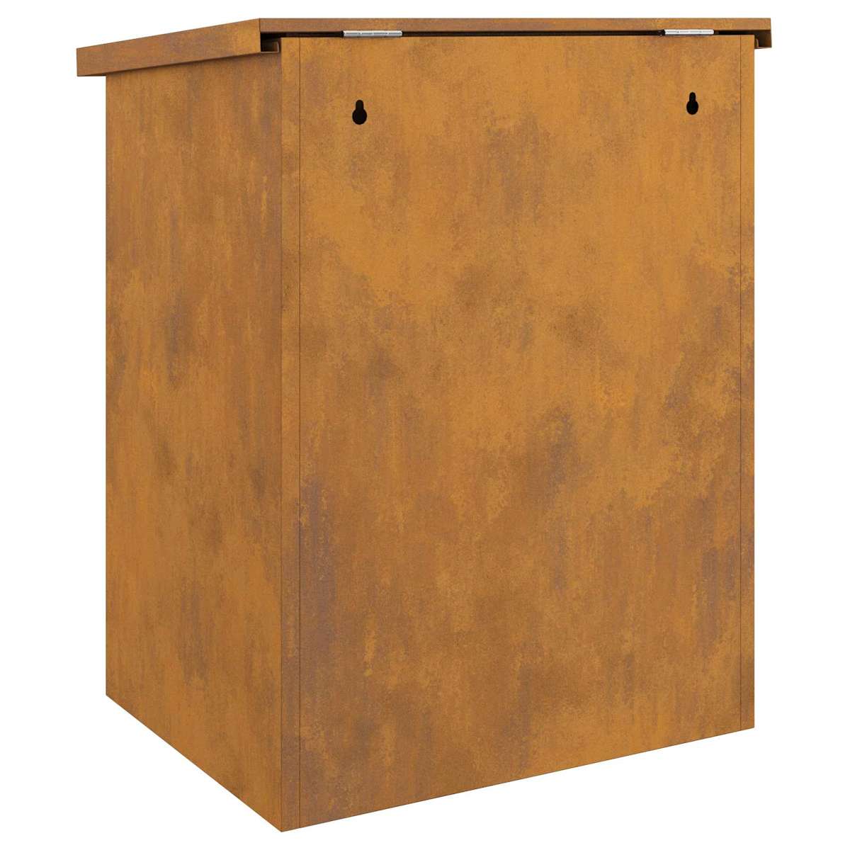 Pakke drop boks med dør Rusten 47,5 x 38 x 59 cm Cortenstål - Billede 8