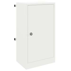 vidaXL postkast ladustamisega uksega Valge 30 x 20 x 55 cm Teras