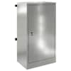 vidaXL postkast ladustamisega uksega Must 30 x 20 x 55 cm Tsinkteras