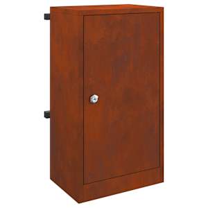 vidaXL postkast ladustamisega Rooste 30 x 20 x 55 cm terase t&uuml;&uuml;p