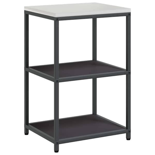 vidaXL K&ouml;&ouml;gi riiulite komplekt HATTEM Must 60 x 50 x 92 cm Teras