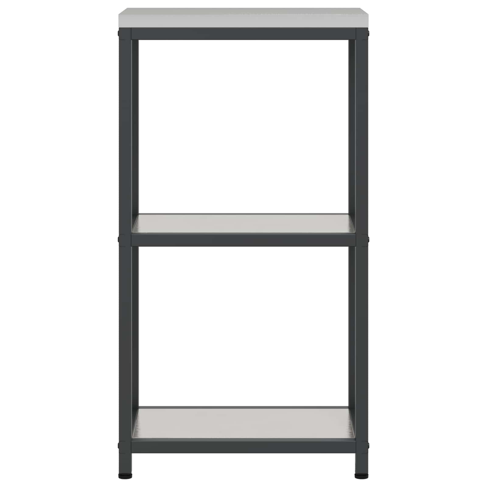 Shramba za kuhinjo s polico srebrna 30 x 50 x 92 cm Jeklo - slika 8