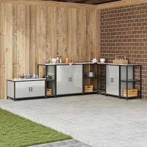 Shramba za kuhinjo s polico srebrna 60 x 50 x 92 cm Jeklo