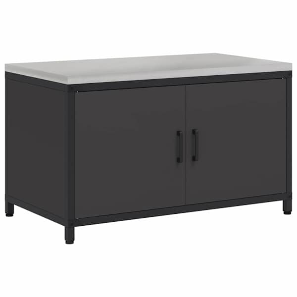 vidaXL K&ouml;&ouml;givarustuse Kapp HATTEM Must 90 x 50 x 53 cm Teras