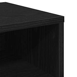 Noční skříňka 2 pcs Černý dub 40 x 40 x 30 cm Kompozitní dřevo - obrázek 9