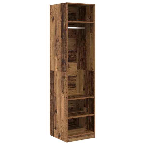 vidaXL Garderoobikapp Vana puit 50 x 50 x 200 cm Tehispuit