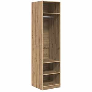 Šatní skříň Artisanový dub 50 x 50 x 200 cm Kompozitní dřevo - obrázek 2