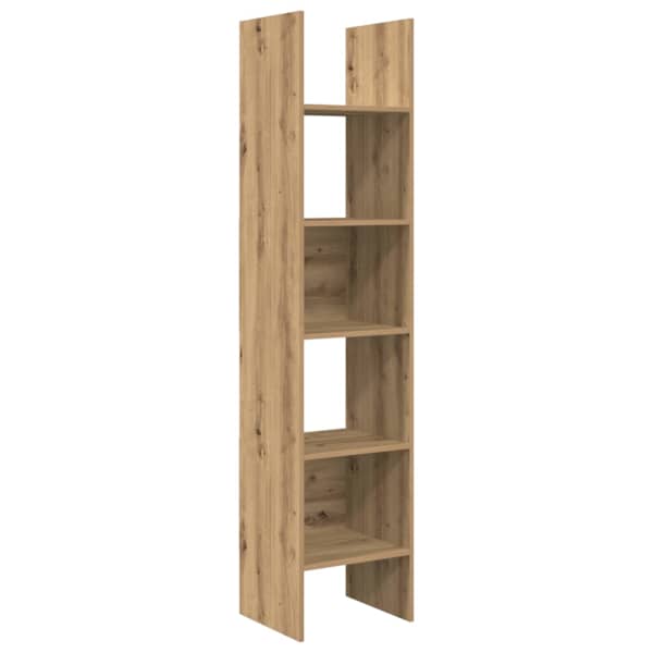 vidaXL Raamaturiiul 5 tasandit 40 x 35 x 180 cm Tehispuit K&auml;sit&ouml;&ouml;puu