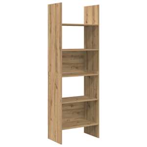 vidaXL Raamaturiiul 5 tasandit 60 x 35 x 180 cm Tehispuit K&auml;sit&ouml;&ouml;puu