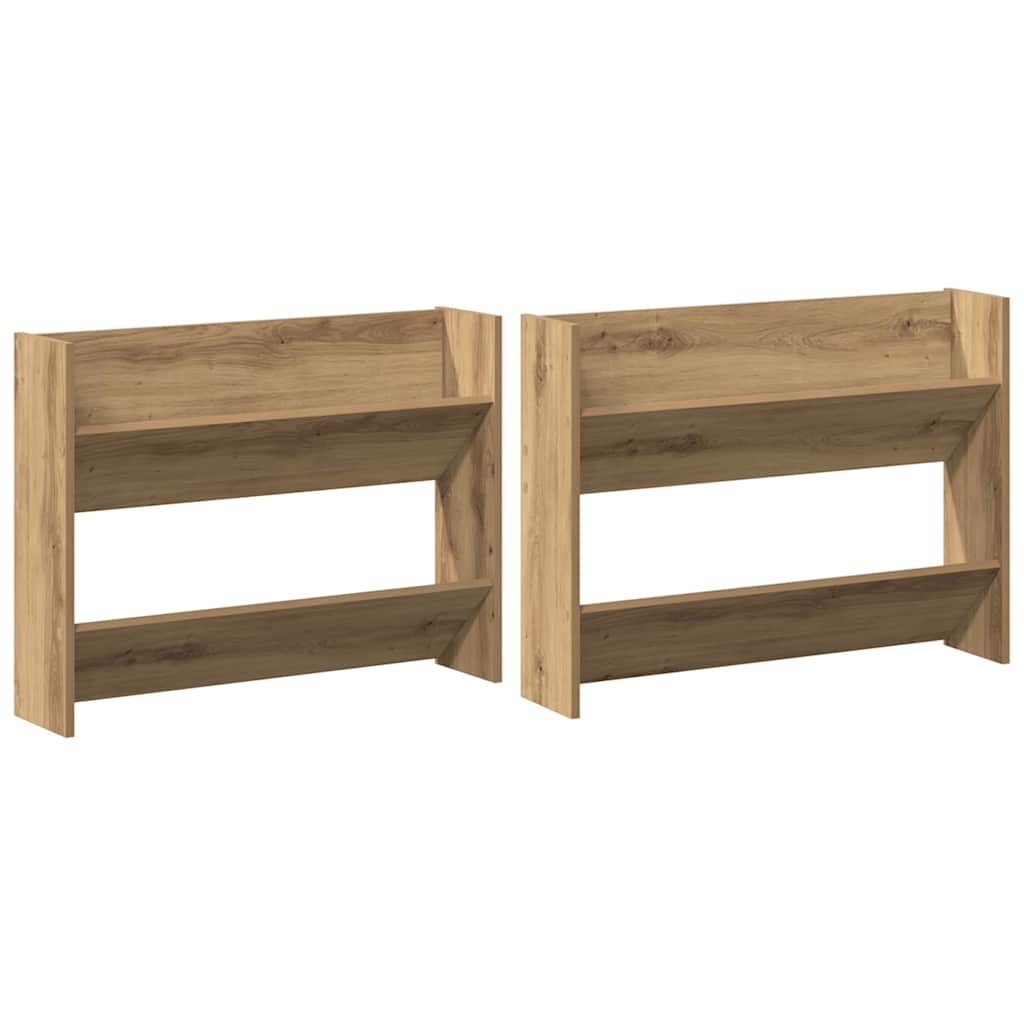 Seinäkenkäkaapit hyllyllä Muut 2 pcs artesaani tammi 60 x 18 x 60 cm