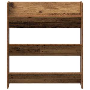 Skříň na obuv s policí 2 pcs Staré dřevo 85 x 18 x 90 cm - obrázek 6