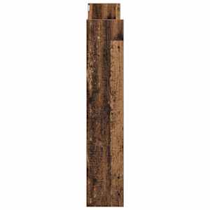 Skříň na obuv s policí 2 pcs Staré dřevo 85 x 18 x 90 cm - obrázek 7