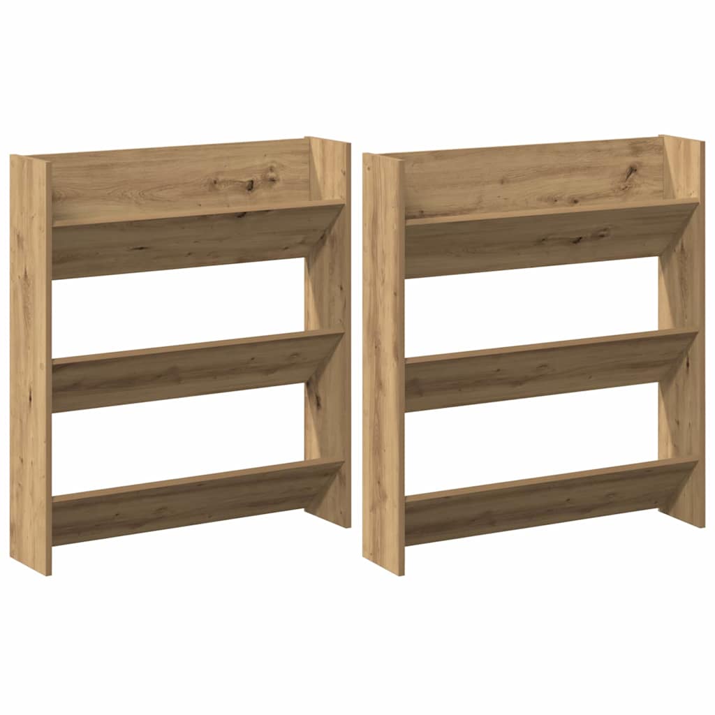 Seinäkenkäkaapit hyllyllä Muut 2 pcs artesaani tammi 60 x 18 x 60 cm
