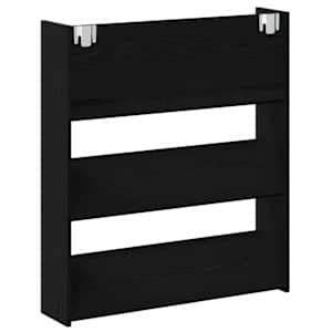 Skříň na obuv 2 pcs Černý dub 86 x 18 x 90 cm kompozitní dřevo - obrázek 8