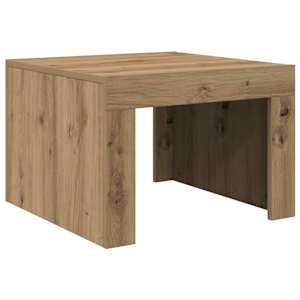 Konferenční stolek Artisanový dub 50 x 50 x 35 cm - obrázek 7