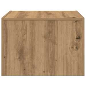 Konferenční stolek Artisanový dub 50 x 50 x 35 cm - obrázek 6