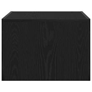 Konferenční stolek Černý dub 50 x 50 x 35 cm kompozitní dřevo - obrázek 6