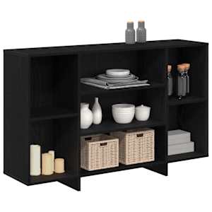 Servírovací skříň Černý dub 120 x 30 x 75 cm kompozitní dřevo - obrázek 3