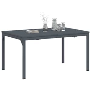 Venkovní jídelní stůl 2 pcs Antracit 210 x 90 x 73 cm Ocel - obrázek 3