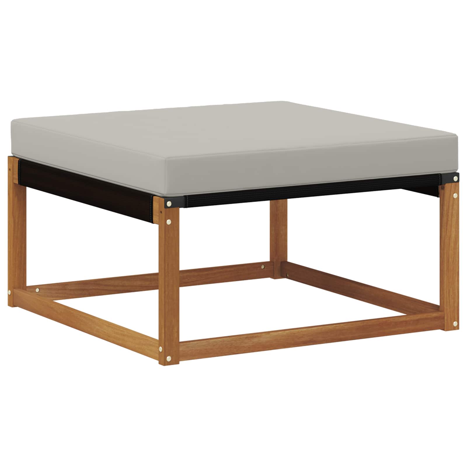 Buiten bankenset 7 pcs Naturel en lichtgrijs Massief Acaciahout image 2