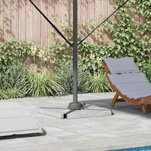 Podstavek za senčnik srebrna 23 x 14 x 6 cm