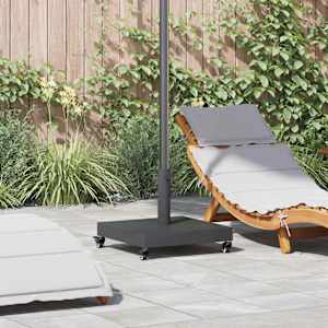 Podstavek za senčnik Temno siva 45 x 45 x 31,5 cm