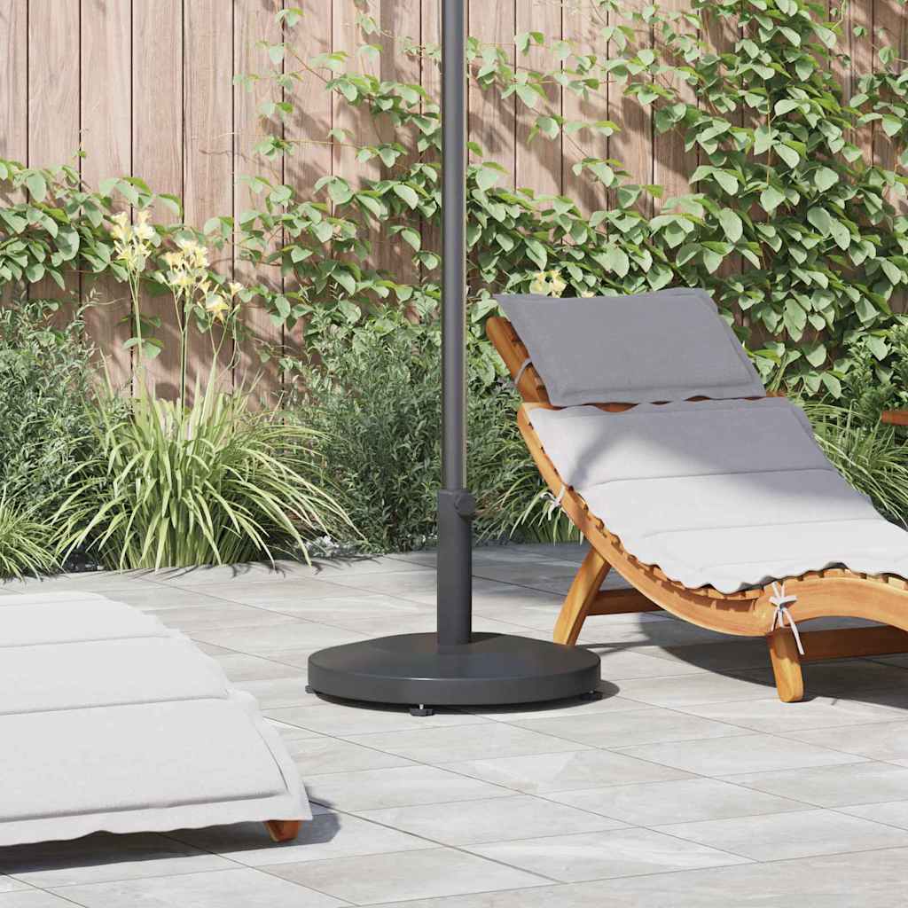 vidaXL Baze pentru umbrele de exterior Gri închis 48 x 48 x 32 cm