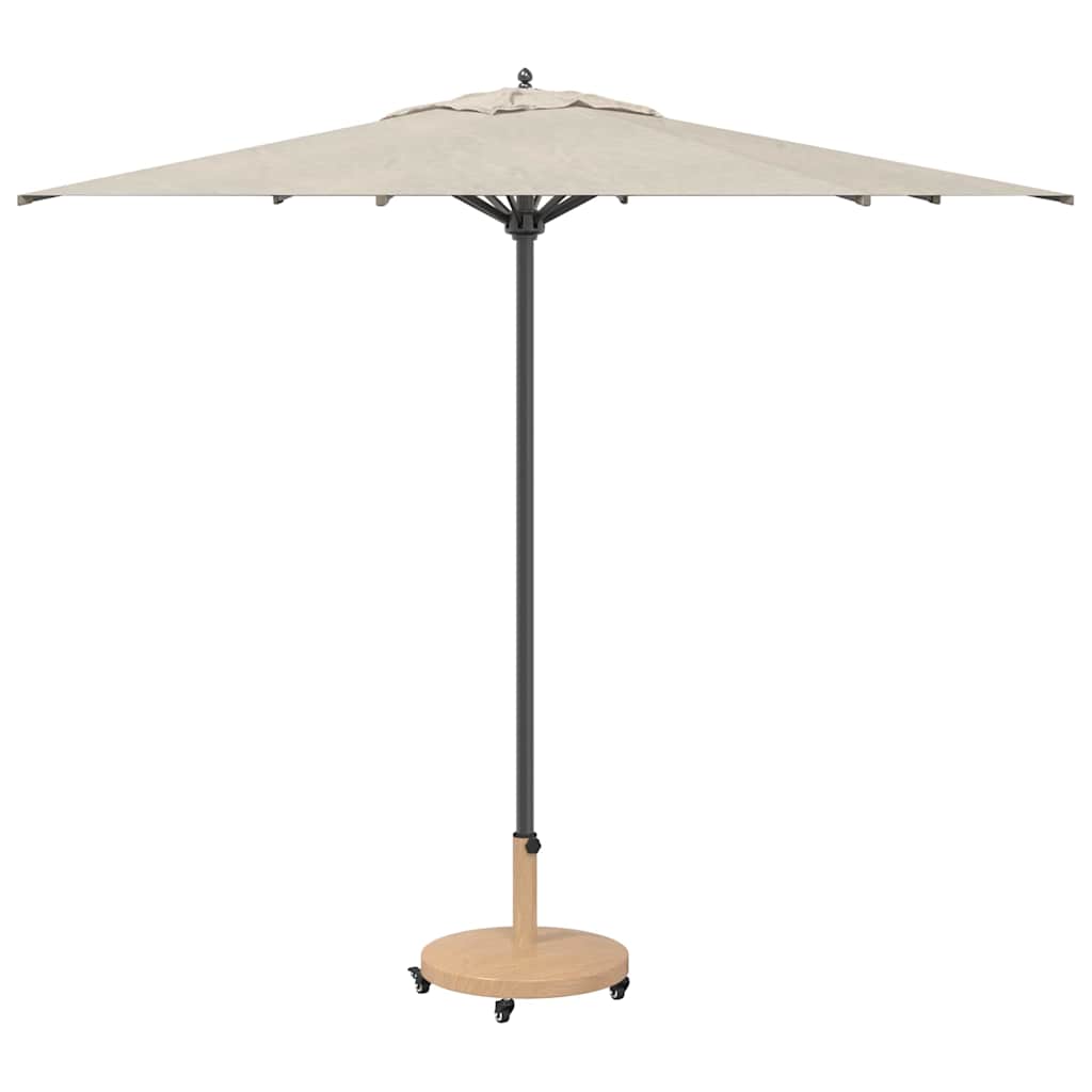 vidaXL Buiten Parasols Lichthout 48 x 48 x 32.5 cm Staal, Beton
