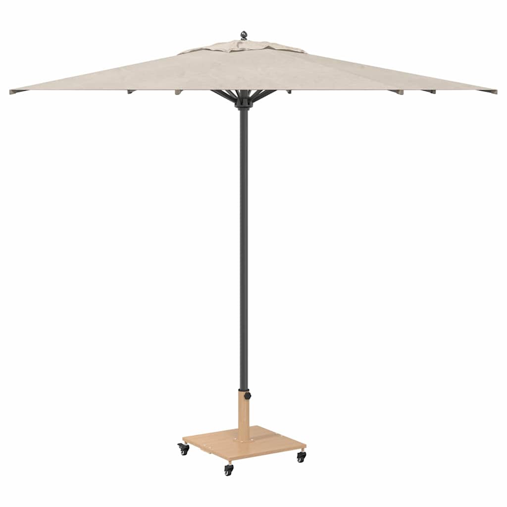 vidaXL Buiten Parasols Lichthout 45 x 45 x 31.5 cm Staal