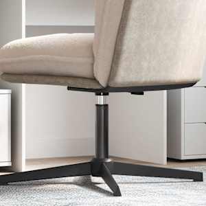 Plinski valj pisarniškega stola Črna 307-447 mm elezo