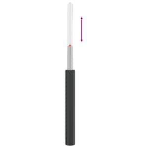 Plynový píst kancelářské židle Černá 505-720 mm Železo - obrázek 9