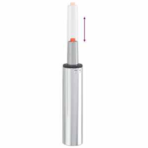 Plynový píst kancelářské židle Chrom 261-351 mm Železo - obrázek 9