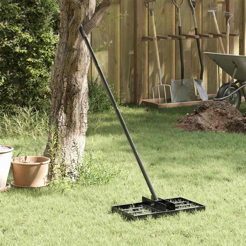 vidaXL Nivelator de grădină Manual 45 x 25 x 200 cm