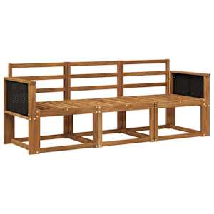 Zunanja garnitura za sedenje 3 pcs Naravna Masiven les akacije