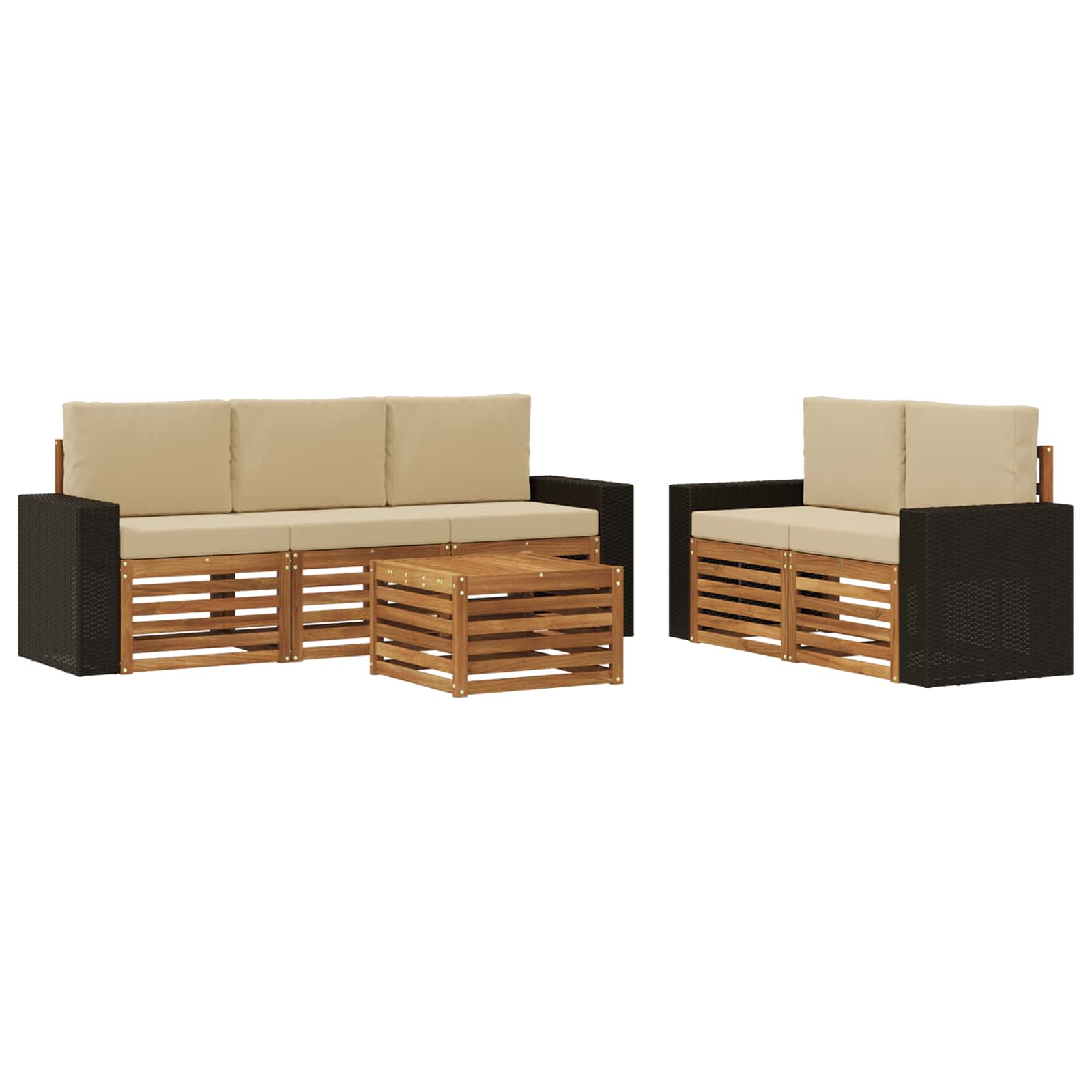 Sofa-Sets Massief Acaciahout image 1
