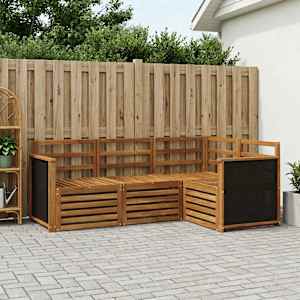 Sedežne garniture 4 pcs Masiven les akacije