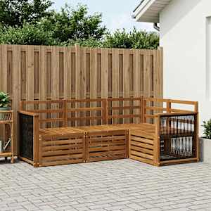 Sedežne garniture 4 pcs Masiven les akacije