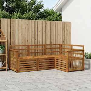 Sedežne garniture 4 pcs Masiven les akacije