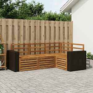 Sedežne garniture 4 pcs Masiven les akacije