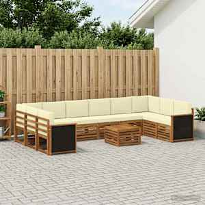 Zunanja garnitura za sedenje 8 pcs