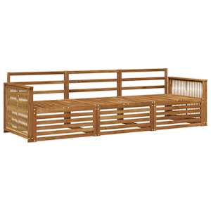 Zunanja garnitura za sedenje 3 pcs Naravna Masiven les akacije