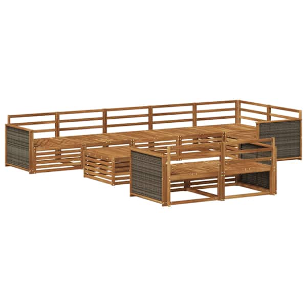 vidaXL V&auml;li diivanikomplekt 9 tk