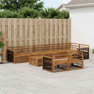 Zunanja garnitura za sedenje 9 pcs
